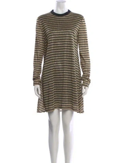 Pre-owned Philosophy Di Lorenzo Serafini Striped Mini Dress