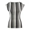 Philosophy Di Lorenzo Serafini Stretch Tulle Fabric With Striped Top