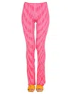 Philosophy Di Lorenzo Serafini Striped Pattern Pants In Pink