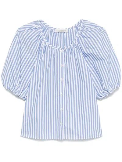 Philosophy Di Lorenzo Serafini Striped Shirt In Blue