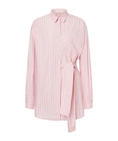 PHILOSOPHY DI LORENZO SERAFINI STRIPED SHIRT DRESS