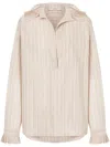 Philosophy Di Lorenzo Serafini Striped Shirt In Neutrals