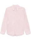 Philosophy Di Lorenzo Serafini Striped Shirt In Pink