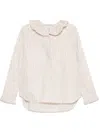 Philosophy Di Lorenzo Serafini Striped Shirt With Ruffles