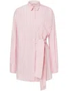 Philosophy Di Lorenzo Serafini Striped Shirt Dress In Pink