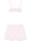 Philosophy Di Lorenzo Serafini Striped Bra Short Set