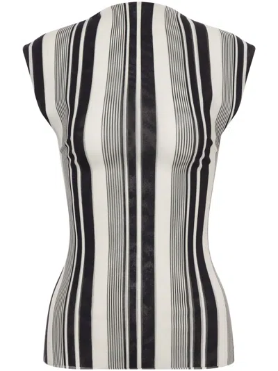 PHILOSOPHY DI LORENZO SERAFINI STRIPED TOP