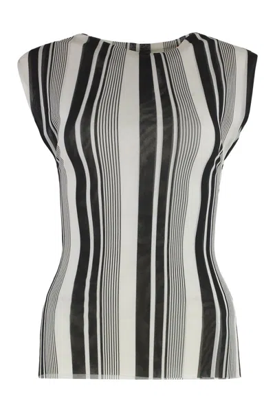 PHILOSOPHY DI LORENZO SERAFINI PHILOSOPHY DI LORENZO SERAFINI STRIPED TOP