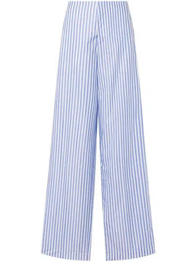 Philosophy Di Lorenzo Serafini Striped Trousers In Blue