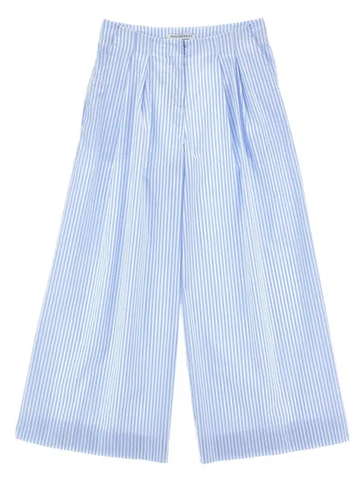 Philosophy Di Lorenzo Serafini Kids' Striped Trousers In Blue