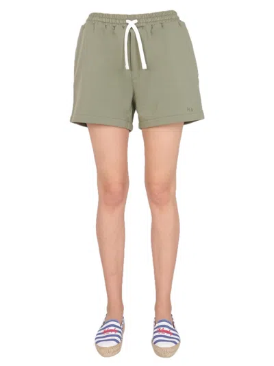 Philosophy Di Lorenzo Serafini Stylish Mini Sweat Shorts In Green
