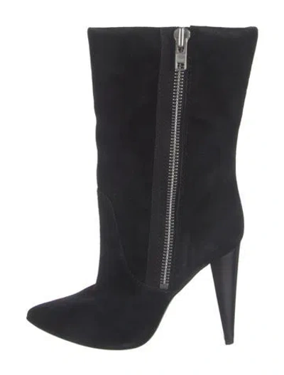 Pre-owned Philosophy Di Lorenzo Serafini Suede Boots In Black