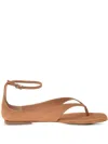 Shop Philosophy Di Lorenzo Serafini Suede Sandals In Brown