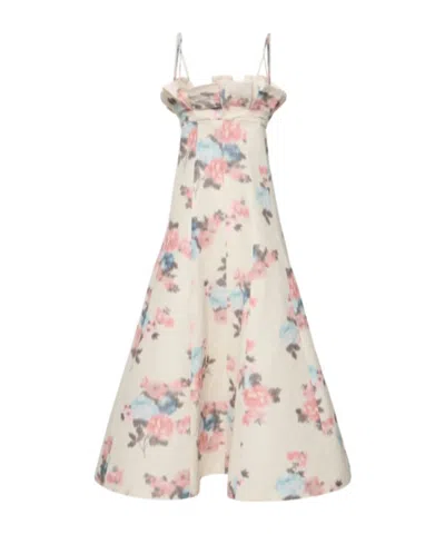 Philosophy Di Lorenzo Serafini Suspender Dress In Gray