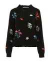 Philosophy Di Lorenzo Serafini Multicolour Embroidered Wool Jumper In Black