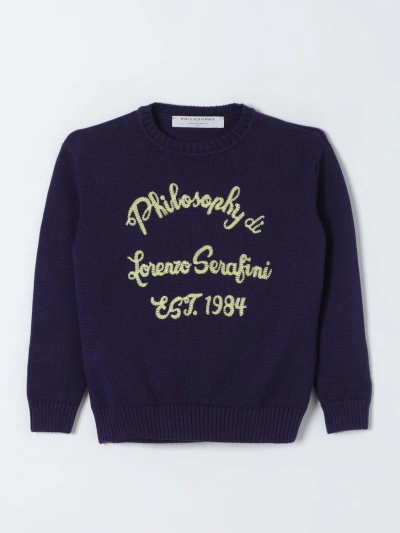 Philosophy Di Lorenzo Serafini Sweater  Kids Kids Color Blue