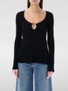 Philosophy Di Lorenzo Serafini Knitwear With Flared Hem And Keyhole Detail In 黑色