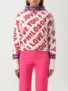 Philosophy Di Lorenzo Serafini Sweater  Woman Color Yellow Cream In Yellow Cream