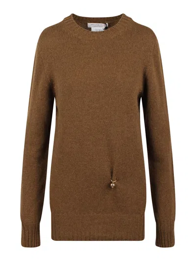 Philosophy Di Lorenzo Serafini Sweater With Pendant In Brown