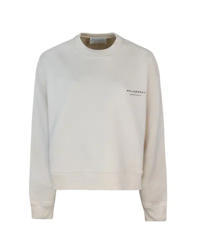 Philosophy Di Lorenzo Serafini Sweatshirt In White