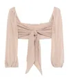 Philosophy Di Lorenzo Serafini Sweetheart-neck Top In Neutral