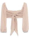 Philosophy Di Lorenzo Serafini Sweetheart-neck Top In Neutrals