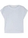 Philosophy Di Lorenzo Serafini Rhinestone-embellished Cotton T-shirt
