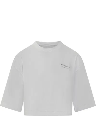 Philosophy Di Lorenzo Serafini T-shirt Jersey In White
