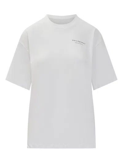 Philosophy Di Lorenzo Serafini T-shirt Jersey In White