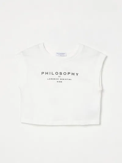 Philosophy Di Lorenzo Serafini T-shirt  Kids Color Yellow Cream