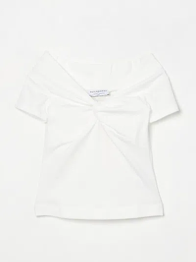 Philosophy Di Lorenzo Serafini T-shirt  Kids Color Yellow Cream