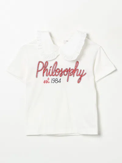 Philosophy Di Lorenzo Serafini T-shirt  Kids Color Yellow Cream