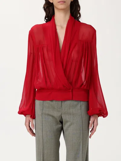 PHILOSOPHY DI LORENZO SERAFINI TOP PHILOSOPHY DI LORENZO SERAFINI WOMAN COLOR RED,G74327014
