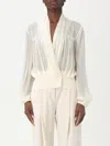 Philosophy Di Lorenzo Serafini T-shirt  Woman Color Yellow Cream