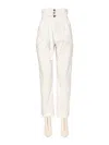 Philosophy Di Lorenzo Serafini High Waist Taffeta Mini Trousers In White