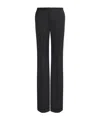 Philosophy Di Lorenzo Serafini Straight Leg Trousers Ribbed Accents In Black