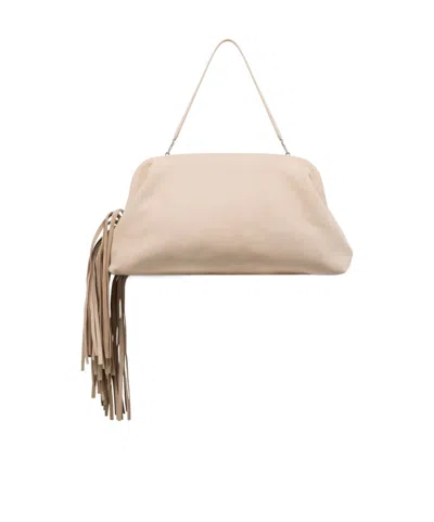 Philosophy Di Lorenzo Serafini Tassel Shoulder Bag In Nude