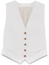 Philosophy Di Lorenzo Serafini Textured Waistcoat In Neutrals