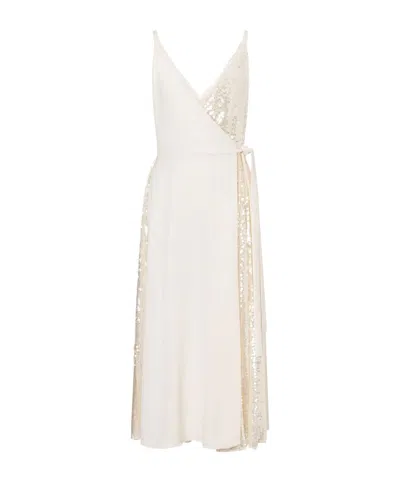 Philosophy Di Lorenzo Serafini Thin Shoulder Strap Dress In White
