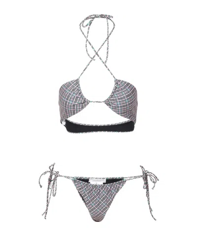 Philosophy Di Lorenzo Serafini Tie Detail Bikini Set In Multi