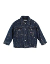 Philosophy Di Lorenzo Serafini Toddler Girl Denim Outerwear Blue Size 4 Cotton, Polyester, Polyamide In Blue
