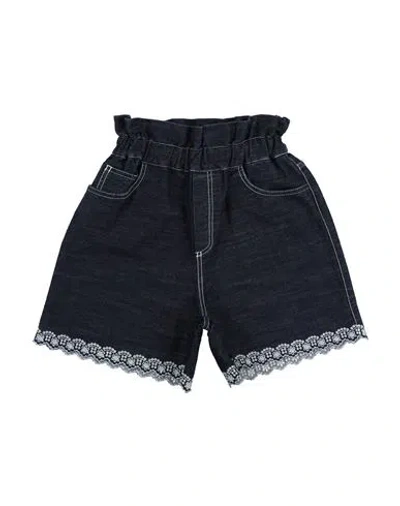 Philosophy Di Lorenzo Serafini Babies'  Toddler Girl Denim Shorts Blue Size 4 Cotton