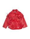 Philosophy Di Lorenzo Serafini Babies'  Toddler Girl Shirt Red Size 4 Polyurethane, Viscose