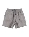 Philosophy Di Lorenzo Serafini Babies'  Toddler Girl Shorts & Bermuda Shorts Taupe Size 3 Polyester, Polyuret In Grey