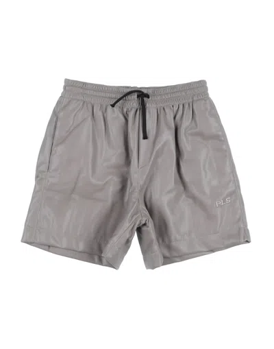 Philosophy Di Lorenzo Serafini Babies'  Toddler Girl Shorts & Bermuda Shorts Taupe Size 3 Polyester, Polyuret In Grey