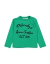 Philosophy Di Lorenzo Serafini Babies'  Toddler Girl T-shirt Green Size 4 Cotton, Elastane