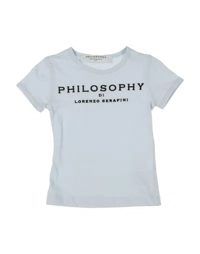 Philosophy Di Lorenzo Serafini Kids'  T-shirts In Blue