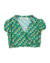 Philosophy Di Lorenzo Serafini Toddler Girl Top Green Size 4 Viscose In Green