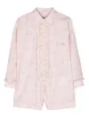 Philosophy Di Lorenzo Serafini Toile De Jouy-print Poplin Playsuit In Pink