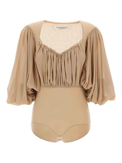 Philosophy Di Lorenzo Serafini Tulle Body In Neutral